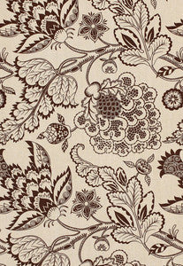 Maracanda Vine Espresso 173920 by Schumacher Fabric