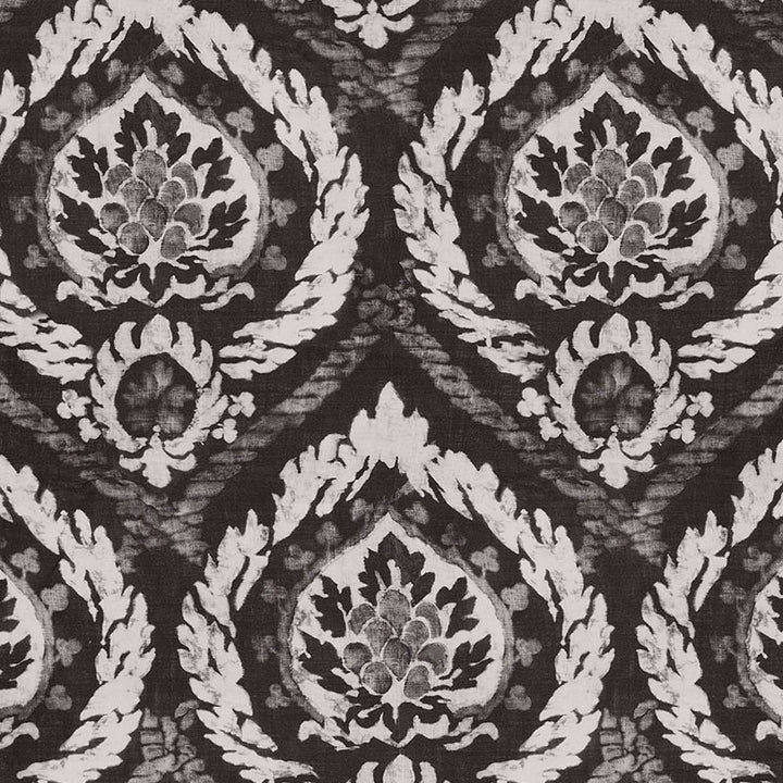 Abaza Resist Charcoal 173950 by Schumacher Fabric PALAZZO LINEN 55% COTTON 45% ITALY </p><p>Repeat: Horizontal: 27" (69CM) and Vertical: 54" (137CM) 54 - Fabric Carolina -