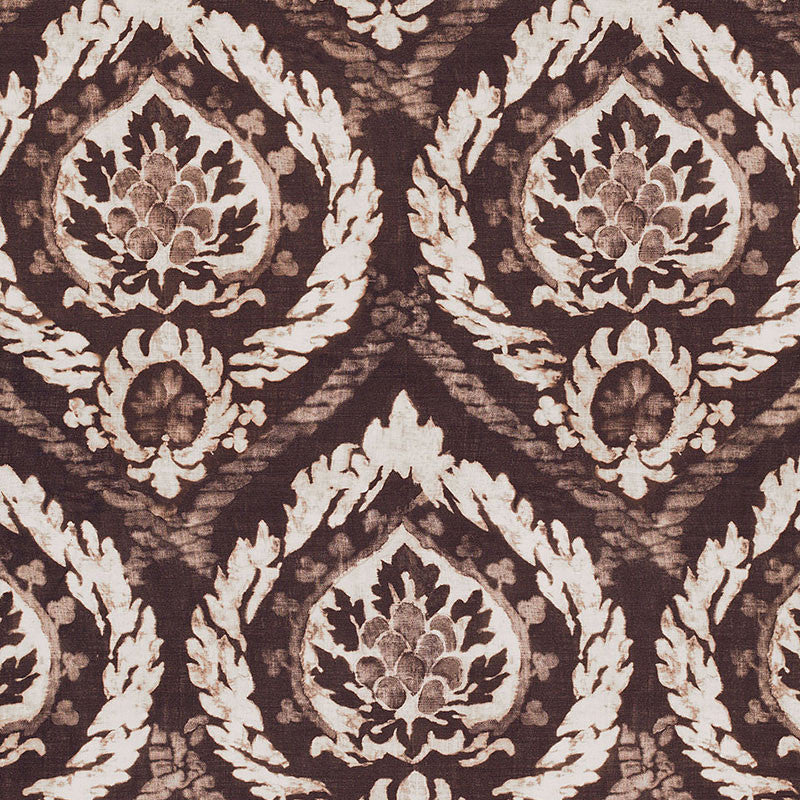 Abaza Resist Bark 173951 by Schumacher Designer Fabric PALAZZO LINEN 55% COTTON 45% ITALY </p><p>Repeat: Horizontal: 27" (69CM) and Vertical: 54" (137CM) 54 - Swanky Fabrics -