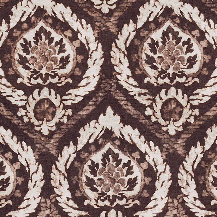 Abaza Resist Bark 173951 by Schumacher Designer Fabric CLASSIC PRINTS See Sample ITALY . </p><p>Repeat: Horizontal: 27" (69CM) and Vertical: 54" (137CM) 54" WIDE (137CM) - Swanky Fabrics -