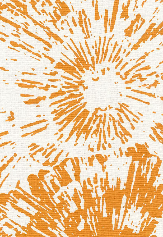 Fireworks Mandarin 173991 by Schumacher Fabric Good-Vibrations 55% Linen, 45% Cotton - Horizontal: 13.25 and Vertical: 27.375 57 - Fabric Carolina -