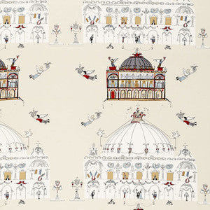 Opera Natural 174001 by Schumacher Fabric