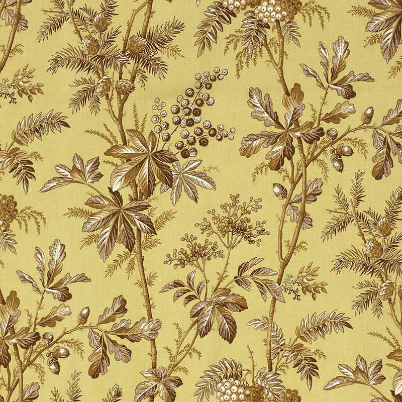 Brantwood Vine Pear 174110 by Schumacher Designer Fabric PERENNIAL FAVORITES LINEN 100% BELGIUM </p><p>Repeat: Horizontal: 18" (46CM) and Vertical: 25 1/4" (64CM) 54 - Swanky Fabrics -