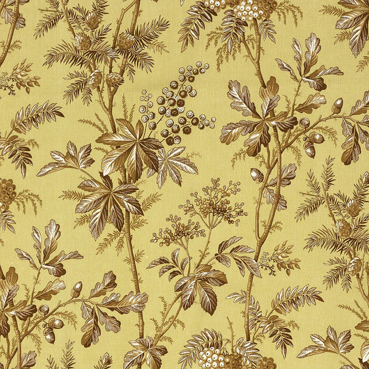 Brantwood Vine Pear 174110 by Schumacher Designer Fabric PERENNIAL FAVORITES LINEN 100% BELGIUM </p><p>Repeat: Horizontal: 18" (46CM) and Vertical: 25 1/4" (64CM) 54 - Swanky Fabrics -