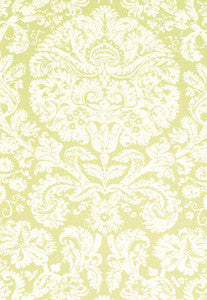 Barresa Damask Pear 174131 by Schumacher Fabric