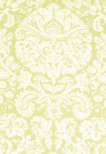 Barresa Damask Pear 174131 by Schumacher Fabric