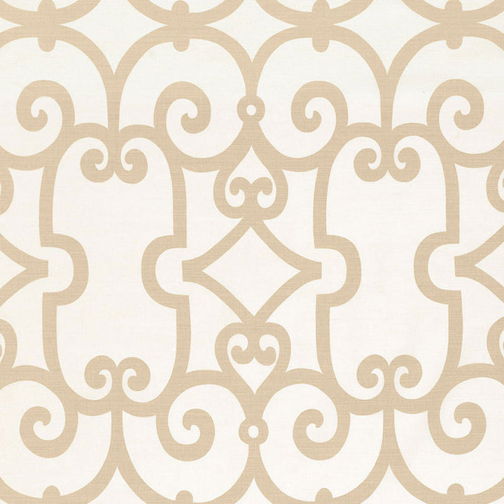 Manor Gate Sand 174152 by Schumacher Fabric CLASSIC PRINTS See Sample ITALY . </p><p>Repeat: Horizontal: 13 1/2" (34CM) and Vertical: 25 1/4" (64CM) 54" WIDE (137CM) - Fabric Carolina -