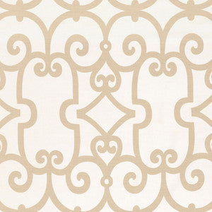 Manor Gate Sand 174152 by Schumacher Fabric