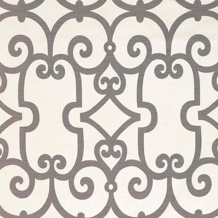 Manor Gate Charcoal 174153 by Schumacher Fabric CLASSIC PRINTS See Sample ITALY . </p><p>Repeat: Horizontal: 13 1/2" (34CM) and Vertical: 25 1/4" (64CM) 54" WIDE (137CM) - Fabric Carolina -