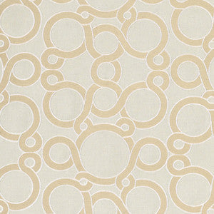 Conundrum Ice Milk 174170 by Schumacher Fabric