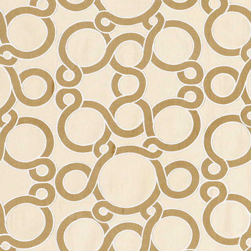 Conundrum Biscuit 174171 by Schumacher Designer Fabric CELERIE KEMBLE See Sample INDIA . </p><p>Repeat: Horizontal: 13 3/8" (34CM) and Vertical: 17 1/8" (43CM) 53 2/8" WIDE (135CM) - Swanky Fabrics -