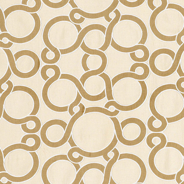 Conundrum Biscuit 174171 by Schumacher Designer Fabric CELERIE KEMBLE See Sample INDIA . </p><p>Repeat: Horizontal: 13 3/8" (34CM) and Vertical: 17 1/8" (43CM) 53 2/8" WIDE (135CM) - Swanky Fabrics -