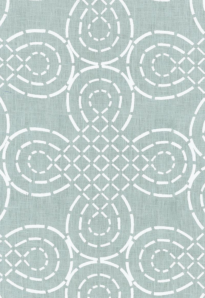 Trellis Knot Cirrus 174220 by Schumacher Fabric Modern-Prints 100% Linen - Horizontal: 13.375 and Vertical: 10.5 54 - Fabric Carolina -