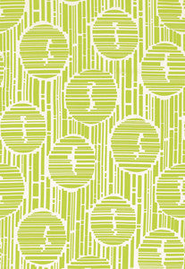 Bamboo Forest Print Parrot 174250 by Schumacher Fabric