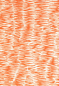 Zebra Print Orange 174261 by Schumacher Fabric