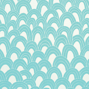 Arches Print Pool 174271 by Schumacher Fabric