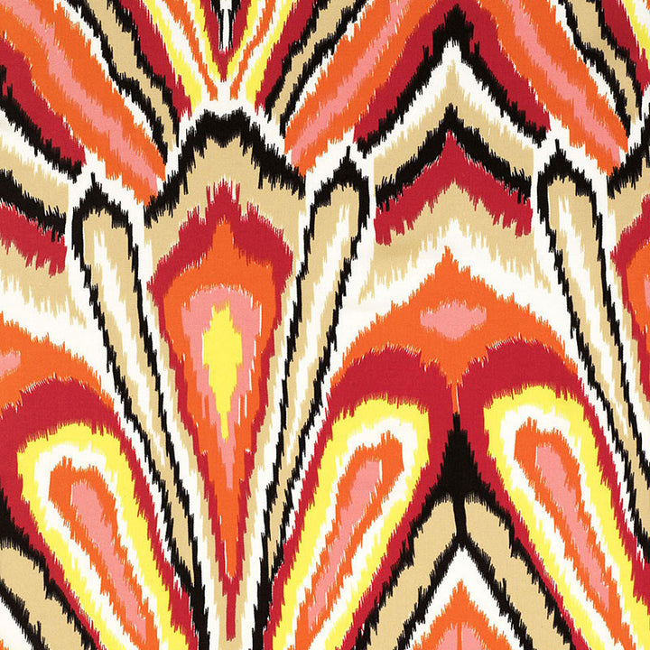 Peacock Print Punch 174281 by Schumacher Fabric INDOOR OUTDOOR PRINTS ACRYLIC TWILL 100% UNITED STATES OF AMERICA WYZENBEEK 15,000 </p><p>Repeat: Horizontal: 18" (46CM) and Vertical: 27" (69CM) 54 - Fabric Carolina -