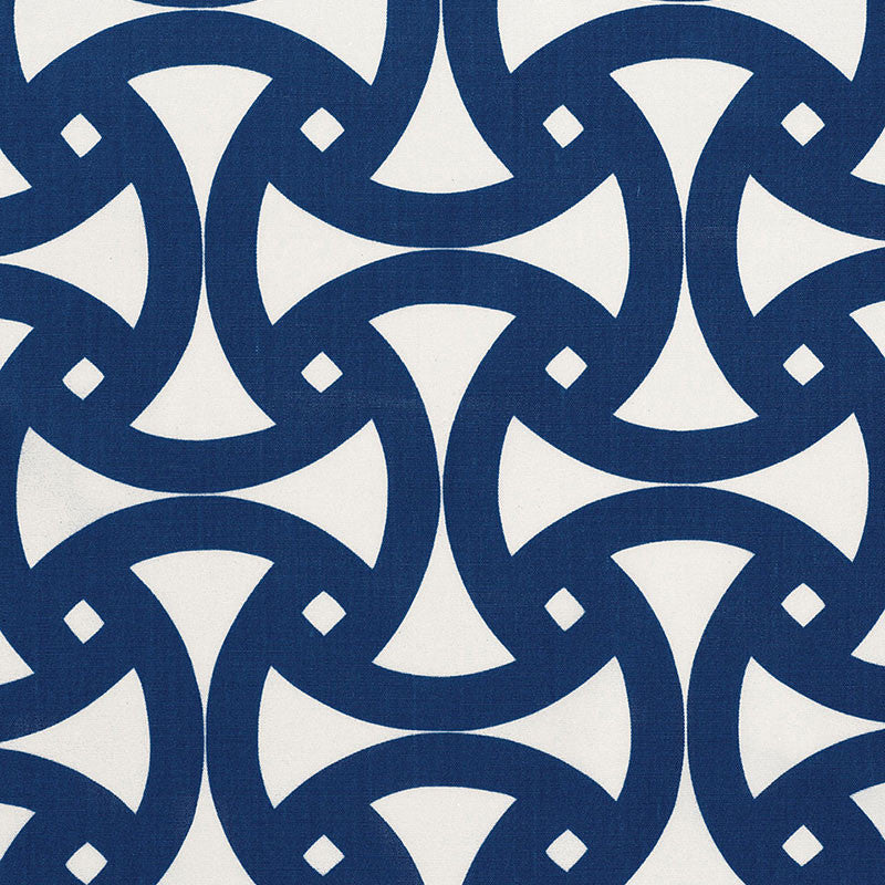 Santorini Print Marine 174300 by Schumacher Fabric TRINA TURK See Sample INDONESIA MEDIUM DUTY </p><p>Repeat: Horizontal: 18" (46CM) and Vertical: 18" (46CM) 54" WIDE (137CM) - Fabric Carolina -