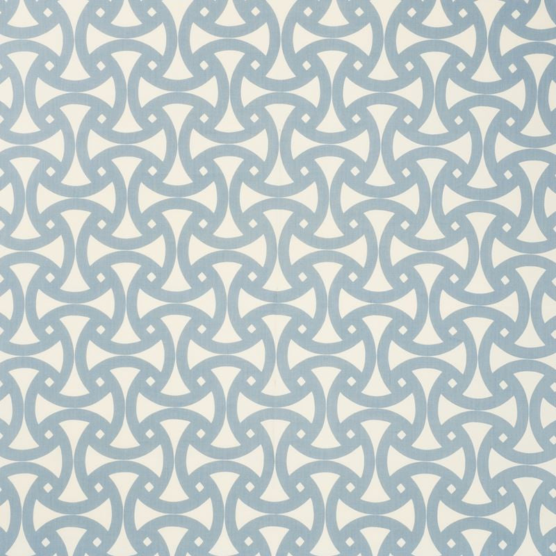 Santorini Print Sky 174304 by Schumacher Fabric Indooroutdoor-Prints-Wovens 100% Acrylic - Horizontal: 18 and Vertical: 18 54 - Fabric Carolina -