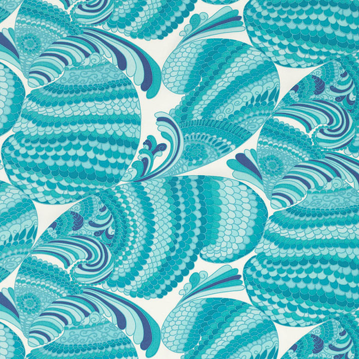 Pisces Print Pool 174330 by Schumacher Fabric INDOOR OUTDOOR PRINTS ACRYLIC DUCK 100% UNITED STATES OF AMERICA WYZENBEEK 15,000 </p><p>Repeat: Horizontal: 17 1/4" (44CM) and Vertical: 18" (46CM) 51.875 - Fabric Carolina -