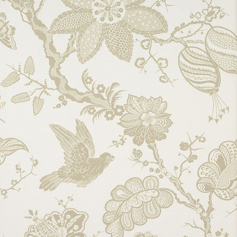 Bali Vine Sandstone 174372 by Schumacher Fabric Schumacher Fabric Bali Vine Sandstone 174372Fabric LINEN 90% UNITED KINGDOM </p><p>Repeat: H: HORZ. 54" (137CM) , V: VERT. 86" (218CM) 54 - Fabric Carolina -