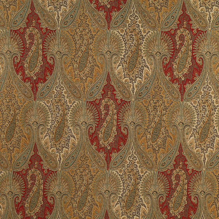 Sarawak Paisley Tapestry 174380 by Schumacher Fabric CLASSIC PRINTS See Sample MALAYSIA . </p><p>Repeat: Horizontal: 13 1/2" (34CM) and Vertical: 25 1/4" (64CM) 54" WIDE (137CM) - Fabric Carolina -