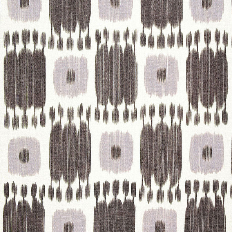 Kandira Ash 174400 by Schumacher Designer Fabric IKAT COLLECTION See Sample FRANCE . </p><p>Repeat: Horizontal: 9" (23CM) and Vertical: 29 1/2" (75CM) 53" WIDE (135CM) - Swanky Fabrics -