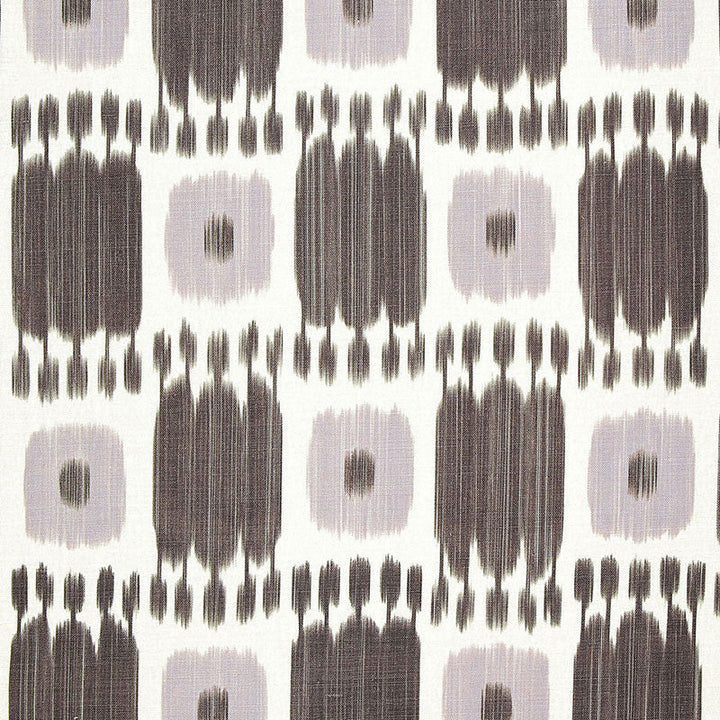 Kandira Ash 174400 by Schumacher Designer Fabric IKAT COLLECTION See Sample FRANCE . </p><p>Repeat: Horizontal: 9" (23CM) and Vertical: 29 1/2" (75CM) 53" WIDE (135CM) - Swanky Fabrics -