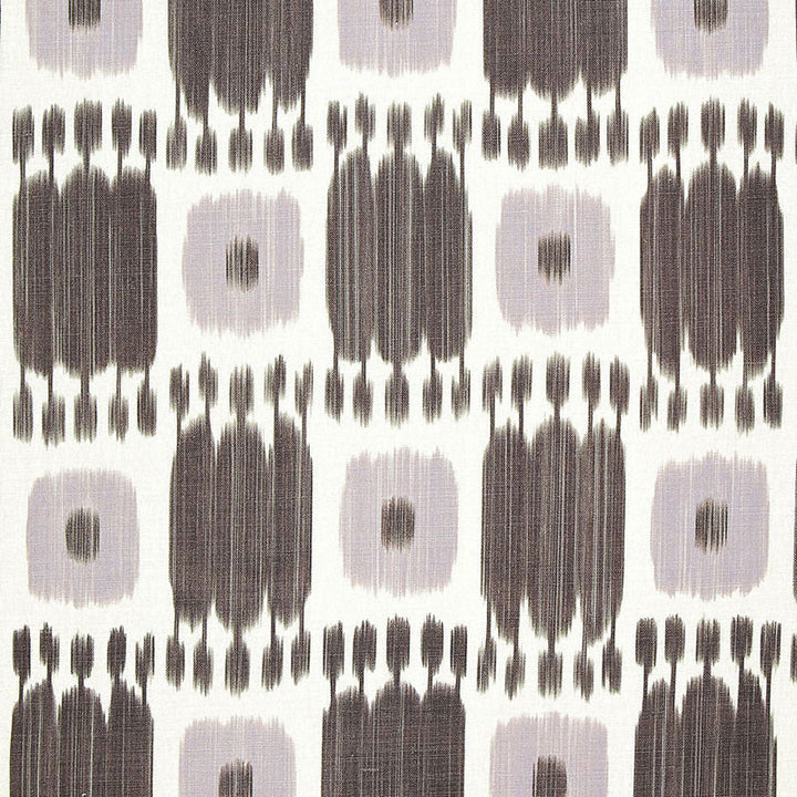 Kandira Ash 174400 by Schumacher Fabric IKAT COLLECTION See Sample FRANCE . </p><p>Repeat: Horizontal: 9" (23CM) and Vertical: 29 1/2" (75CM) 53" WIDE (135CM) - Fabric Carolina -