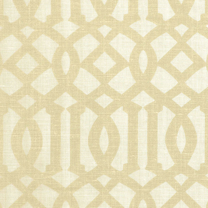 Imperial Trellis Ii Sand / Ivory 174412 by Schumacher Fabric Schumacher Fabric Imperial Trellis Ii Sand / Ivory 174412Fabric LINEN 100% BELGIUM </p><p>Repeat: H: HORZ. 6" (15CM) , V: VERT. 12" (30CM) 54 - Fabric Carolina -