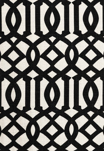Imperial Trellis Ii Jet 174414 by Schumacher Fabric