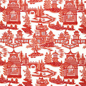 Nanjing Coral 174430 by Schumacher Fabric