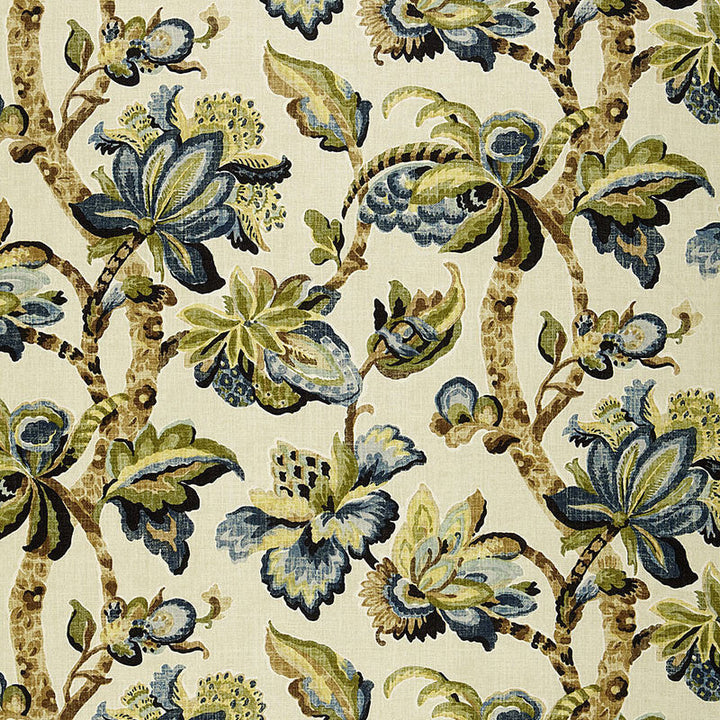 Kemscott Indigo 174442 by Schumacher Fabric Schumacher Fabric Kemscott Indigo 174442Fabric LINEN 100% THAILAND </p><p>Repeat: H: HORZ. 26" (66CM) , V: VERT. 32 1/4" (82CM) 52 - Fabric Carolina -