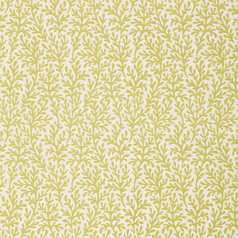 Sea Coral Chartreuse 174462 by Schumacher Designer Fabric TESSERA I SMALL PATTERNS See Sample INDIA MEDIUM DUTY </p><p>Repeat: Horizontal: 3 7/8" (10CM) and Vertical: 8" (20CM) 54" WIDE (137CM) - Swanky Fabrics -