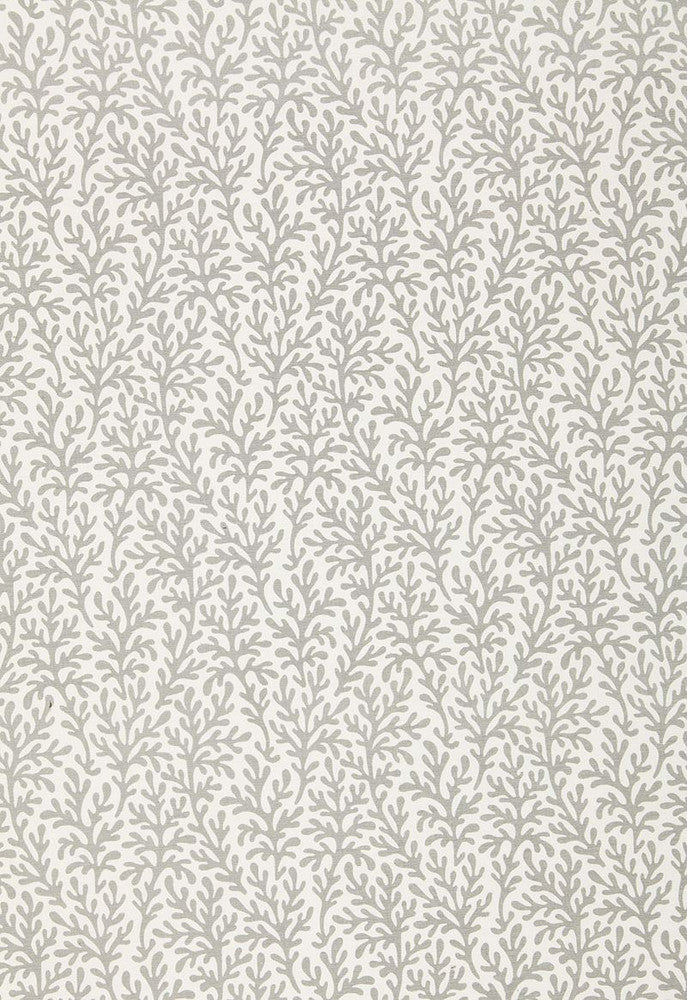 Sea Coral Smoke 174463 by Schumacher Designer Fabric Tessera 100% Cotton - Horizontal: 3.875 and Vertical: 8 54 - Swanky Fabrics -