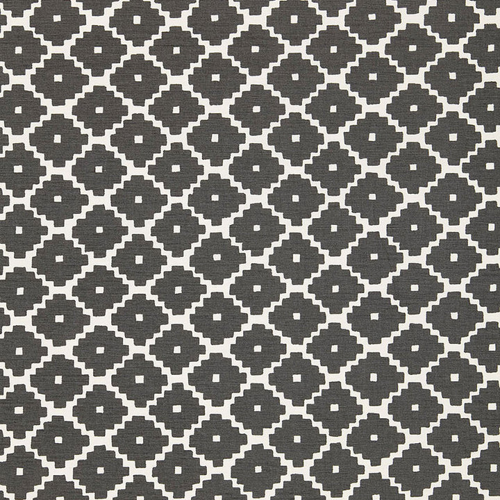 Ziggurat Charcoal 174480 by Schumacher Fabric TESSERA I SMALL PATTERNS COTTON 100% INDIA </p><p>Repeat: Horizontal: 4 1/2" (11CM) and Vertical: 6 3/4" (17CM) 54 - Fabric Carolina -