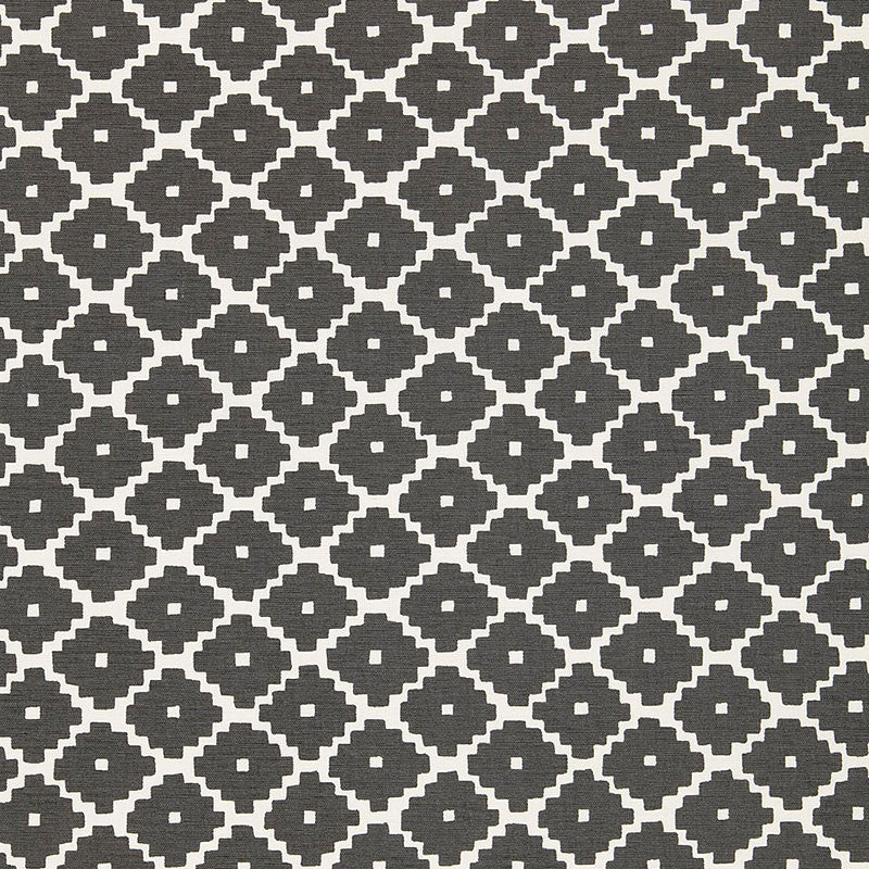 Ziggurat Charcoal 174480 by Schumacher Fabric TESSERA I SMALL PATTERNS See Sample INDIA MEDIUM DUTY </p><p>Repeat: Horizontal: 4 1/2" (11CM) and Vertical: 6 3/4" (17CM) 54" WIDE (137CM) - Fabric Carolina -