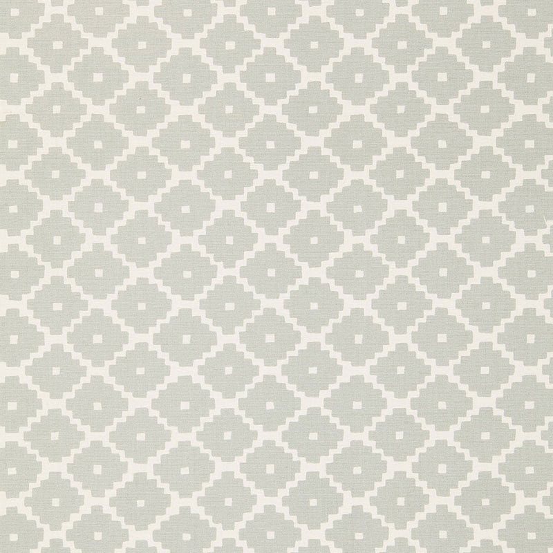 Ziggurat Mineral 174481 by Schumacher Designer Fabric TESSERA I SMALL PATTERNS See Sample INDIA MEDIUM DUTY </p><p>Repeat: Horizontal: 4 1/2" (11CM) and Vertical: 6 3/4" (17CM) 54" WIDE (137CM) - Swanky Fabrics -