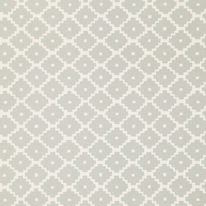 Ziggurat Mineral 174481 by Schumacher Designer Fabric TESSERA I SMALL PATTERNS See Sample INDIA MEDIUM DUTY </p><p>Repeat: Horizontal: 4 1/2" (11CM) and Vertical: 6 3/4" (17CM) 54" WIDE (137CM) - Swanky Fabrics -