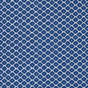 Ziggurat Blue 174487 by Schumacher Fabric