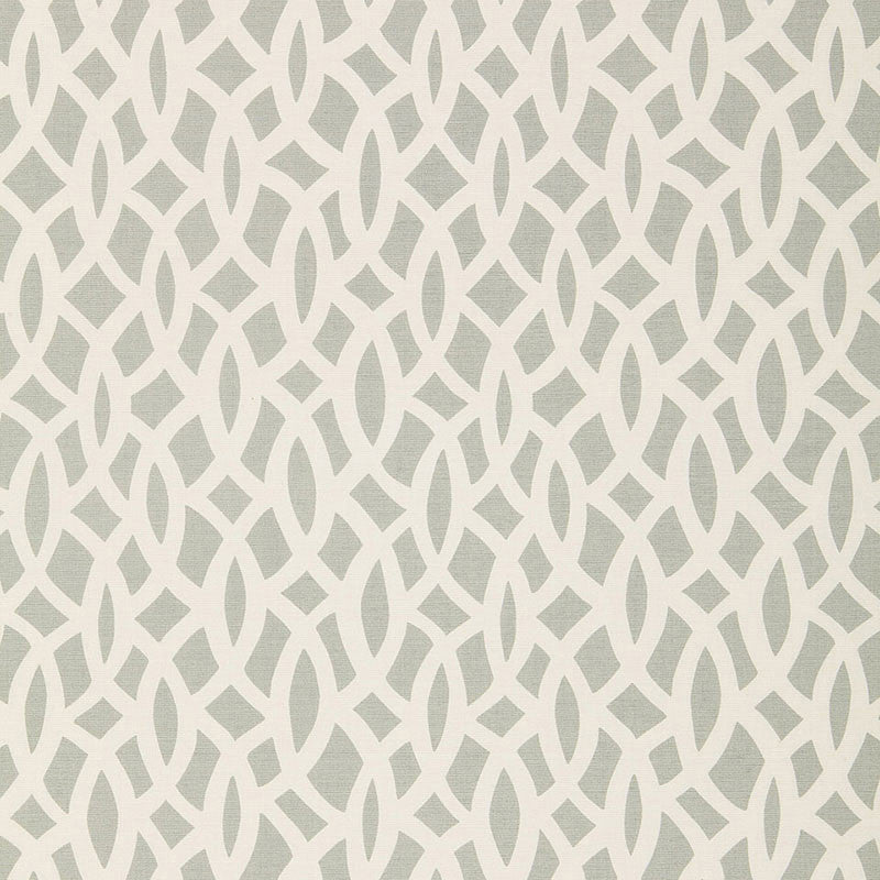Chain Link Mineral 174490 by Schumacher Fabric TESSERA I SMALL PATTERNS COTTON 100% INDIA </p><p>Repeat: Horizontal: 6 3/4" (17CM) and Vertical: 18" (46CM) 54 - Fabric Carolina -