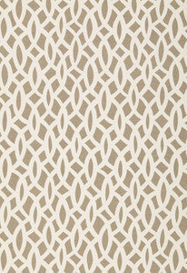 Chain Link Flax 174492 by Schumacher Fabric