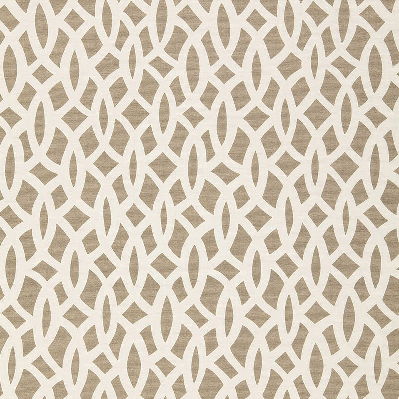 Chain Link Flax 174492 by Schumacher Fabric TESSERA I SMALL PATTERNS COTTON 100% INDIA </p><p>Repeat: Horizontal: 6 3/4" (17CM) and Vertical: 18" (46CM) 54 - Fabric Carolina -