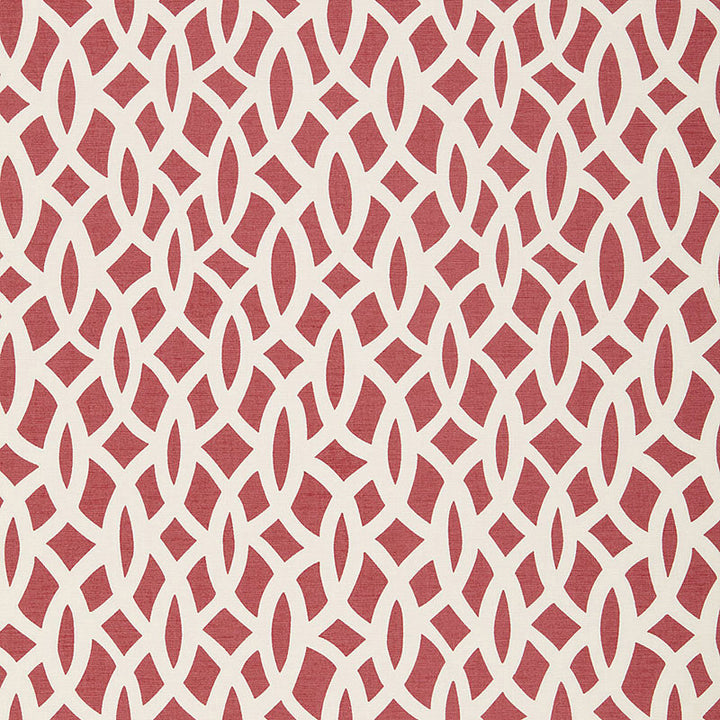 Chain Link Cerise 174493 by Schumacher Fabric TESSERA I SMALL PATTERNS See Sample INDIA MEDIUM DUTY </p><p>Repeat: Horizontal: 6 3/4" (17CM) and Vertical: 18" (46CM) 54" WIDE (137CM) - Fabric Carolina -