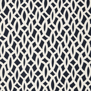 Chain Link Navy 174495 by Schumacher Fabric