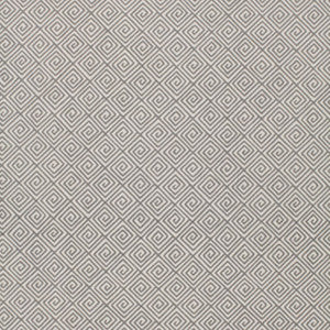 Greek Key Smoke 174501 by Schumacher Fabric
