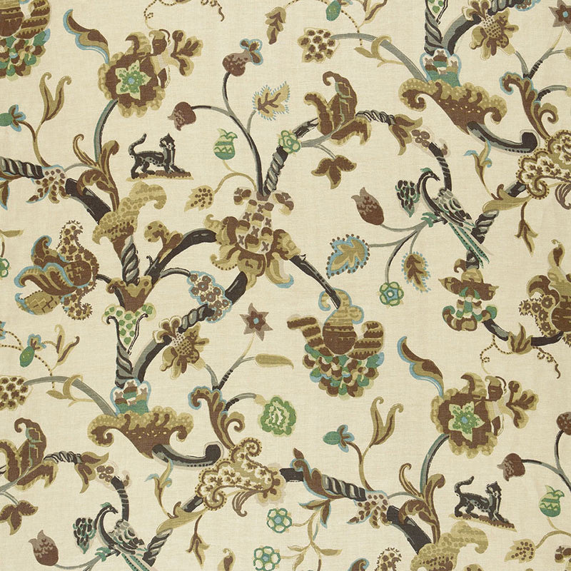 Eastbury Manor Print Moonstone 174531 by Schumacher Fabric Schumacher Fabric Eastbury Manor Print Moonstone 174531Fabric LINEN 100% THAILAND </p><p>Repeat: H: HORZ. 26 1/4" (67CM) , V: VERT. 53 1/2" (136CM) 52.5 - Fabric Carolina -