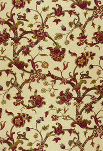 Eastbury Manor Print Jewel 174532 by Schumacher Fabric