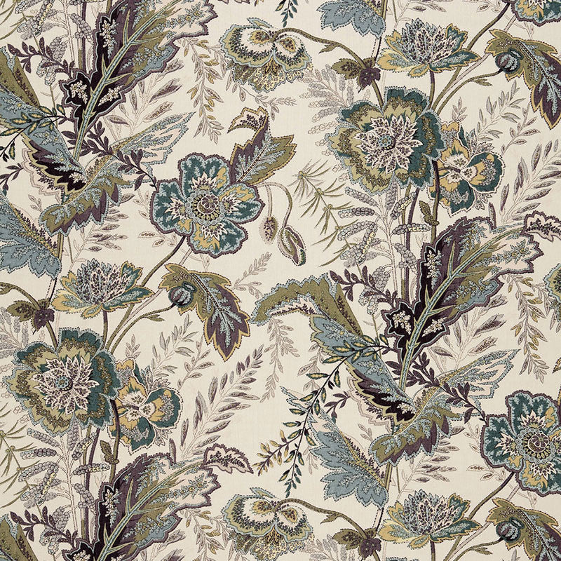 Sandoway Vine Seaglass 174540 by Schumacher Fabric SCHUMACHER CLASSICS See Sample UNITED KINGDOM LIGHT DUTY </p><p>Repeat: Horizontal: 18" (46CM) and Vertical: 27" (69CM) 54" WIDE (137CM) - Fabric Carolina -