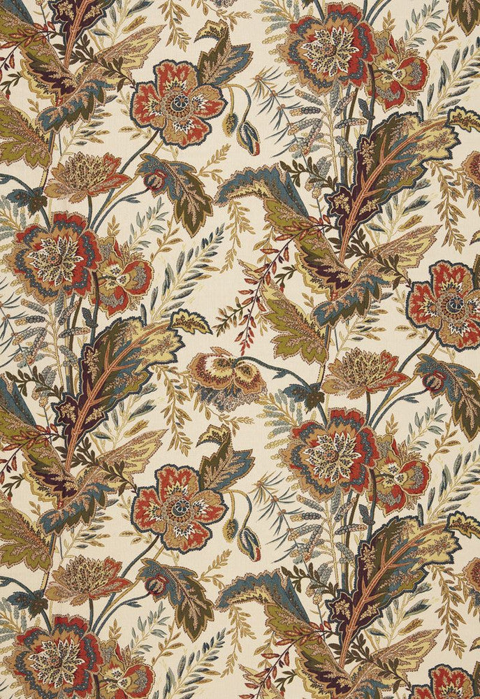 Sandoway Vine Spice 174541 by Schumacher Fabric Schumacher-Classics 100% Linen - Horizontal: 18 and Vertical: 27 54 - Fabric Carolina -